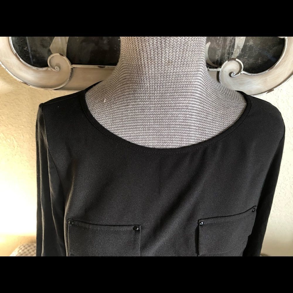 WHBM 💫black 💫tunic pullover - Picture 2 of 7